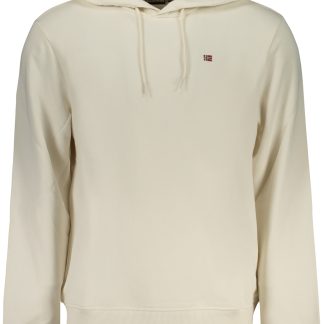 Sudadera con cremallera para hombre NAPAPIJRI, color blanco.