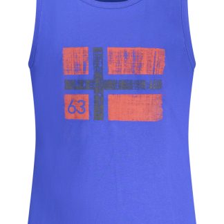 NORUEGA 1963 CAMISETA SIN MANGAS AZUL PARA HOMBRE