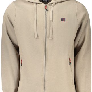 NORWAY 1963 FELPA CON ZIP UOMO MARRONE