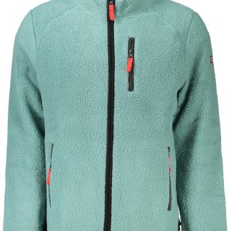 NORWAY 1963 FELPA CON ZIP UOMO VERDE