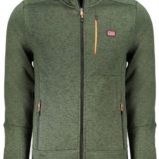 SUDADERA DE HOMBRE CON CREMALLERA VERDE NORUEGA 1963