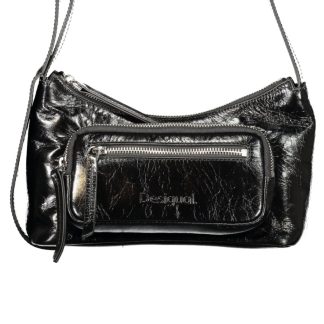 BOLSO NEGRO DESIGUAL PARA MUJER