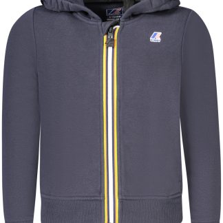 SUDADERA K-WAY CON CREMALLERA NIÑO AZUL