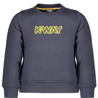 SUDADERA K-WAY SIN CREMALLERA PARA NIÑO AZUL