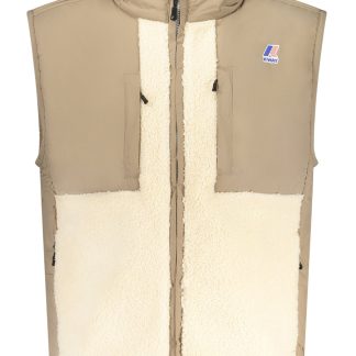 Chaqueta sin mangas beige para hombre K-WAY