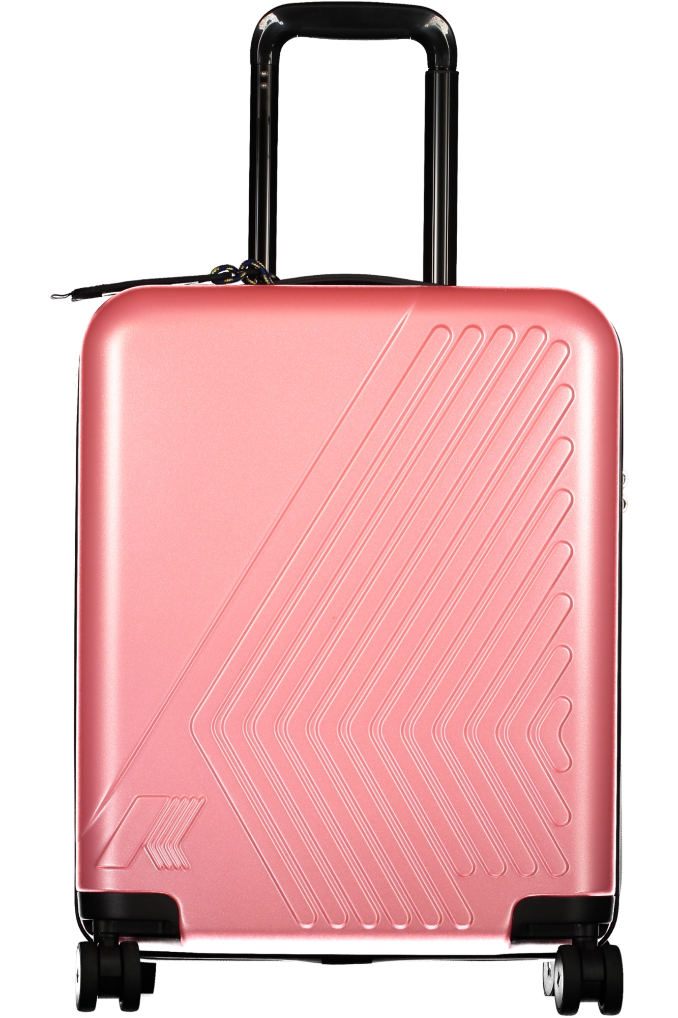 Maleta con ruedas K-WAY mediana para hombre, color rosa