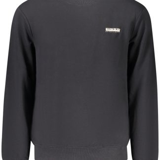 SUDADERA NAPAPIJRI NEGRA CON CREMALLERA PARA HOMBRE