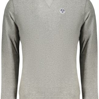 Sudadera con cremallera para hombre North Sails, gris.