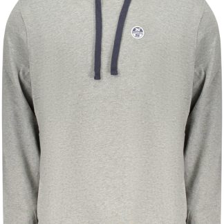 Sudadera con cremallera para hombre North Sails, gris.