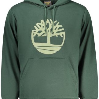 Sudadera Timberland para hombre con cremallera, color verde.