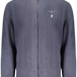Sudadera azul con cremallera para hombre de la Academia Militar