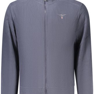 Sudadera azul con cremallera para hombre de la Academia Militar