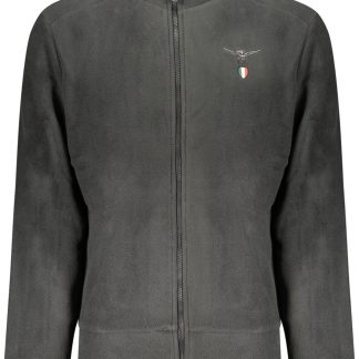 Sudadera negra con cremallera para hombre de la Academia Militar