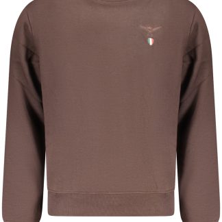Sudadera marrón con cremallera para hombre de la Academia Militar