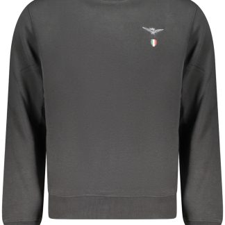 Sudadera negra con cremallera para hombre de la Academia Militar