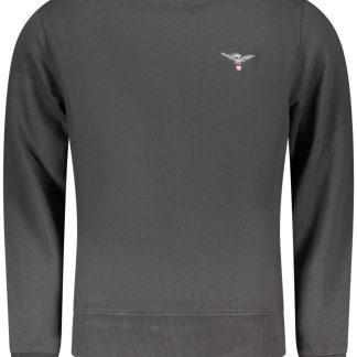 Sudadera negra con cremallera para hombre de la Academia Militar