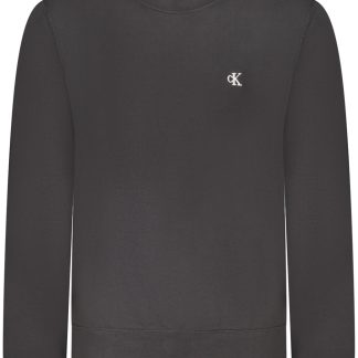 Sudadera negra con cremallera para hombre de Calvin Klein