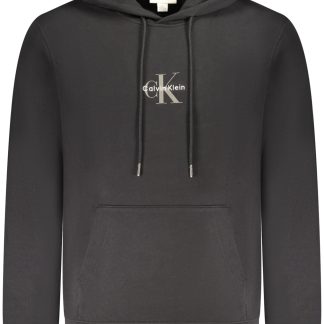 Sudadera negra con cremallera para hombre de Calvin Klein