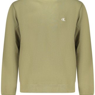 Sudadera con cremallera para hombre Calvin Klein, color verde.