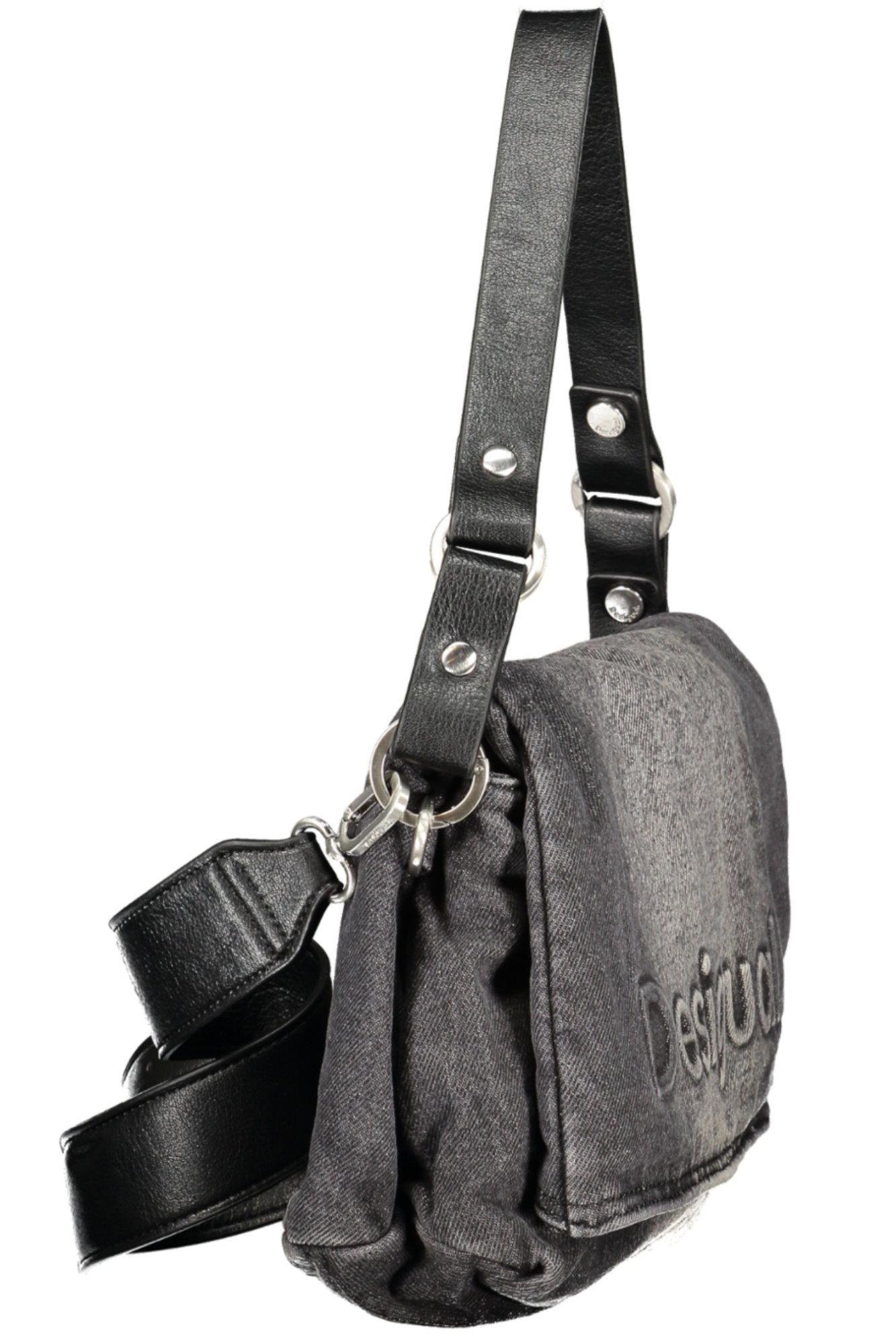 BOLSO NEGRO DESIGUAL PARA MUJER - Imagen 3