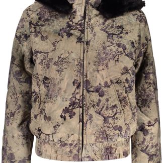 CHAQUETA VERDE DESIGUAL PARA MUJER