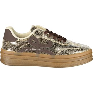 Zapatillas deportivas doradas para mujer Laura Biagiotti