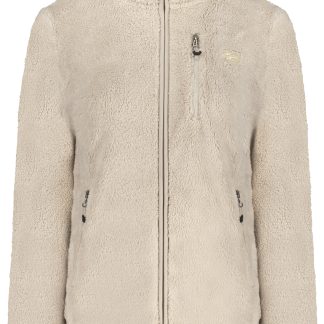NORUEGA 1963 SUDADERA BEIGE CON CREMALLERA PARA MUJER