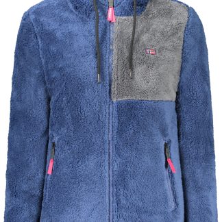 NORWAY 1963 FELPA CON ZIP DONNA BLU
