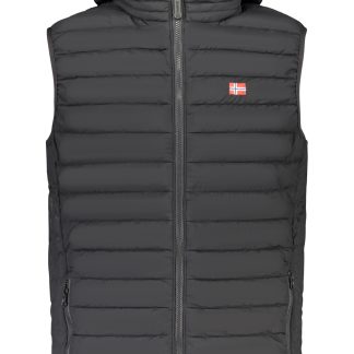 CHAQUETA NEGRA SIN MANGAS PARA HOMBRE DE THE NORTH STONE