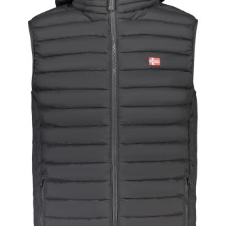 CHAQUETA NEGRA SIN MANGAS PARA HOMBRE DE THE NORTH STONE