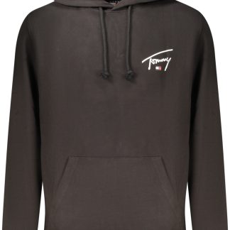Sudadera negra con cremallera para hombre de Tommy Hilfiger